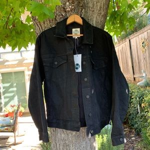 Hoodlamb oversized hemp jean jacket black NWT